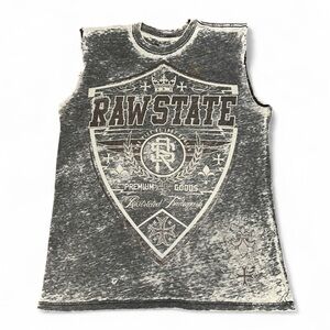 Raw State Cut Off Tank Top